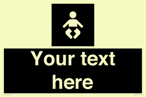 Custom information: black panel baby change